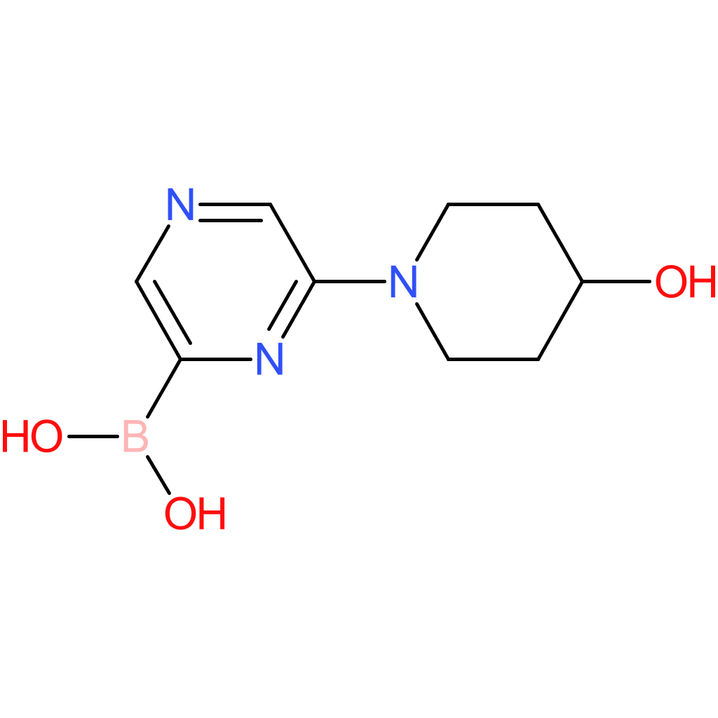 6-(4-hydroxypiperidin-1-yl)pyrazine-2-boronic acid