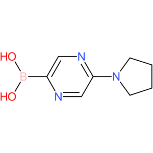 5-(pyrrolidin-1-yl)pyrazine-2-boronic acid