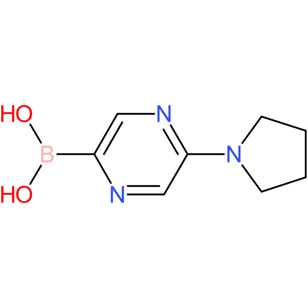 5-(pyrrolidin-1-yl)pyrazine-2-boronic acid