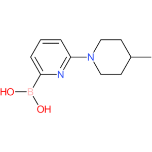 (6-(4-methylpiperidin-1-yl)pyridin-2-yl)boronic acid