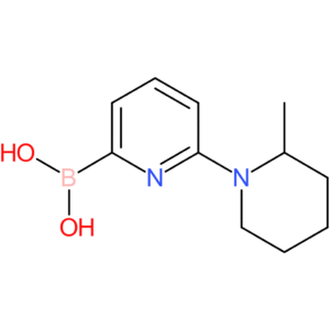 (6-(2-methylpiperidin-1-yl)pyridin-2-yl)boronic acid