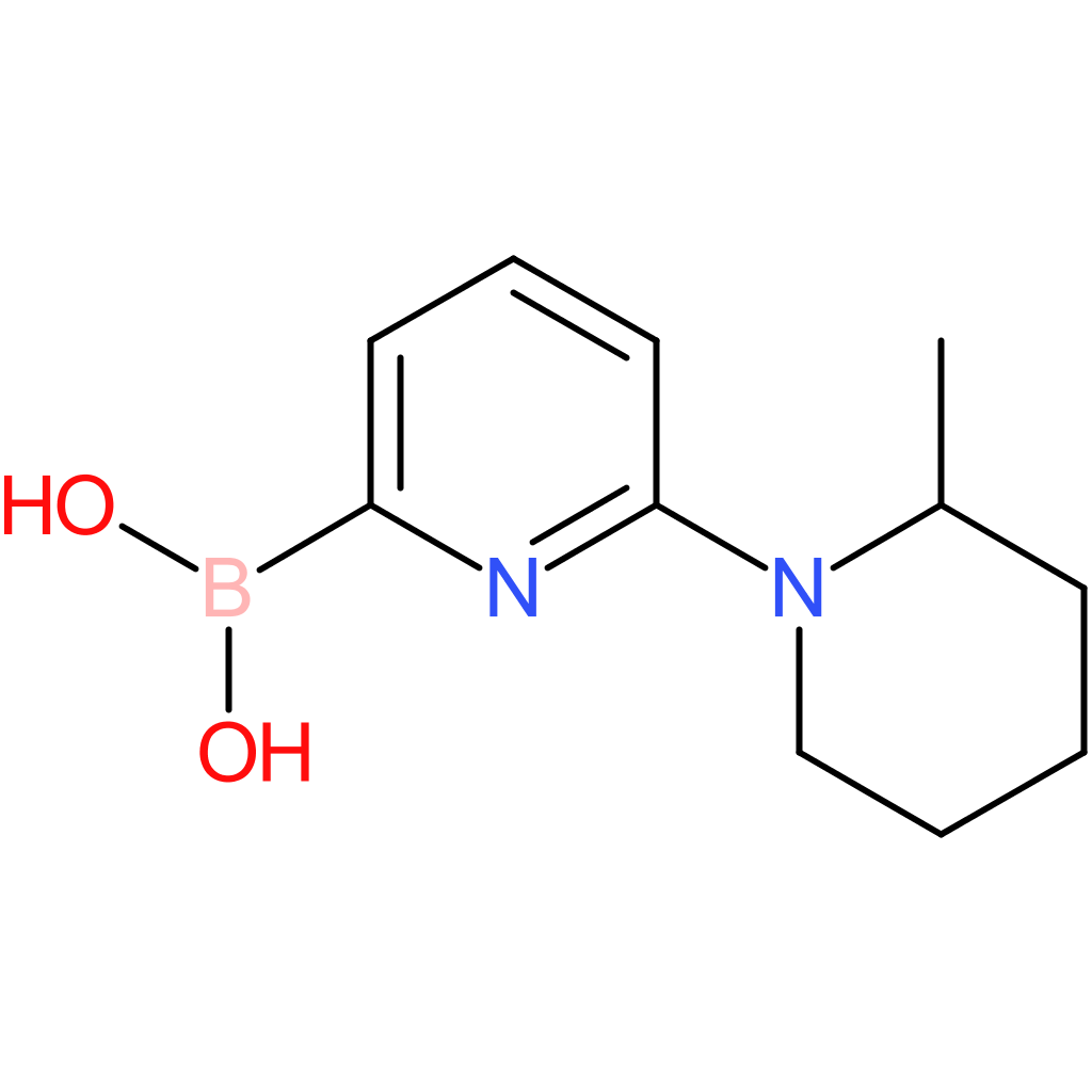 (6-(2-methylpiperidin-1-yl)pyridin-2-yl)boronic acid