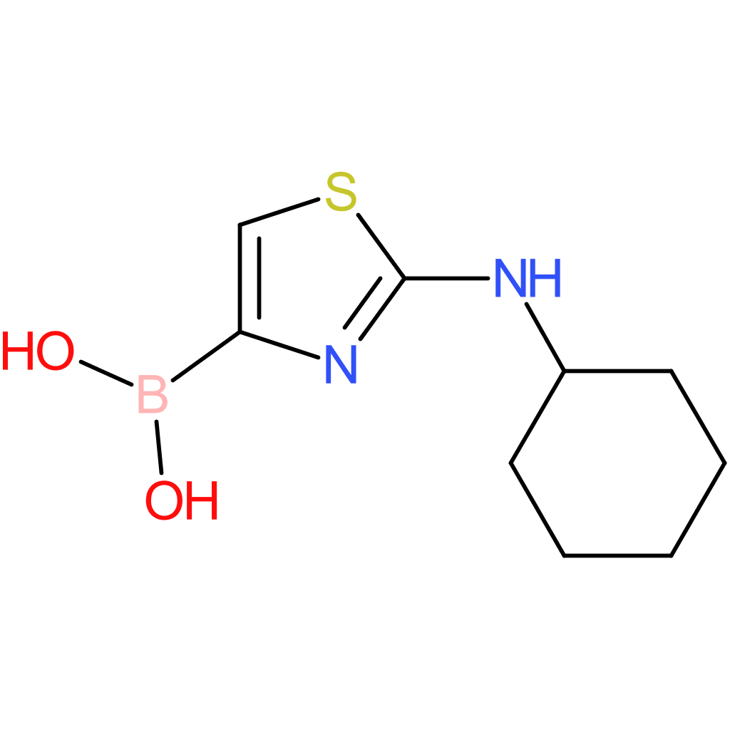 2-(cyclohexylamino)thiazolE-4-boronic acid