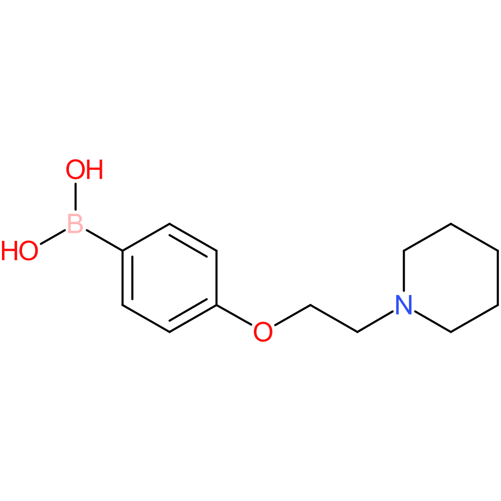 [4-(2-piperidin-1-ylethoxy)phenyl]boronic acid