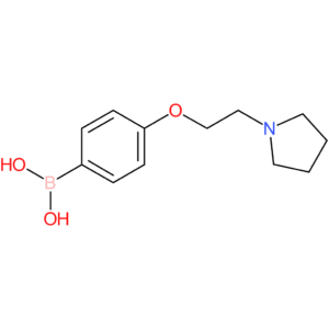 (4-(2-(pyrrolidin-1-yl)ethoxy)phenyl)boronic acid