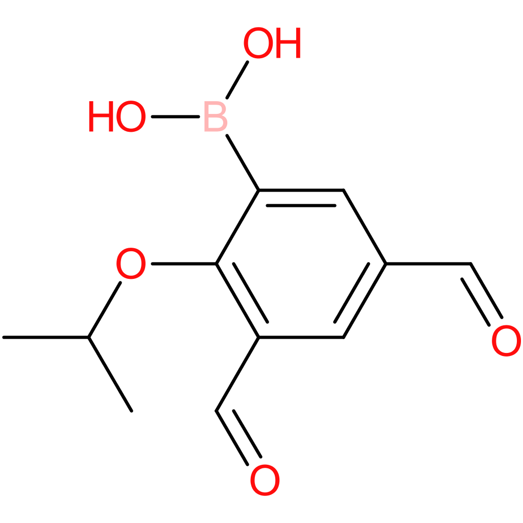 3,5-diformyl-2-isopropoxyphenylboronic acid