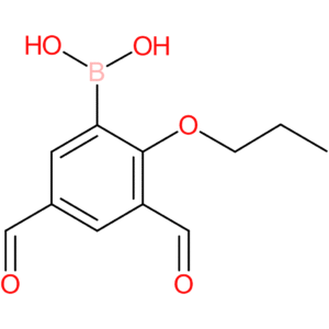 3,5-diformyl-2-propoxyphenylboronic acid