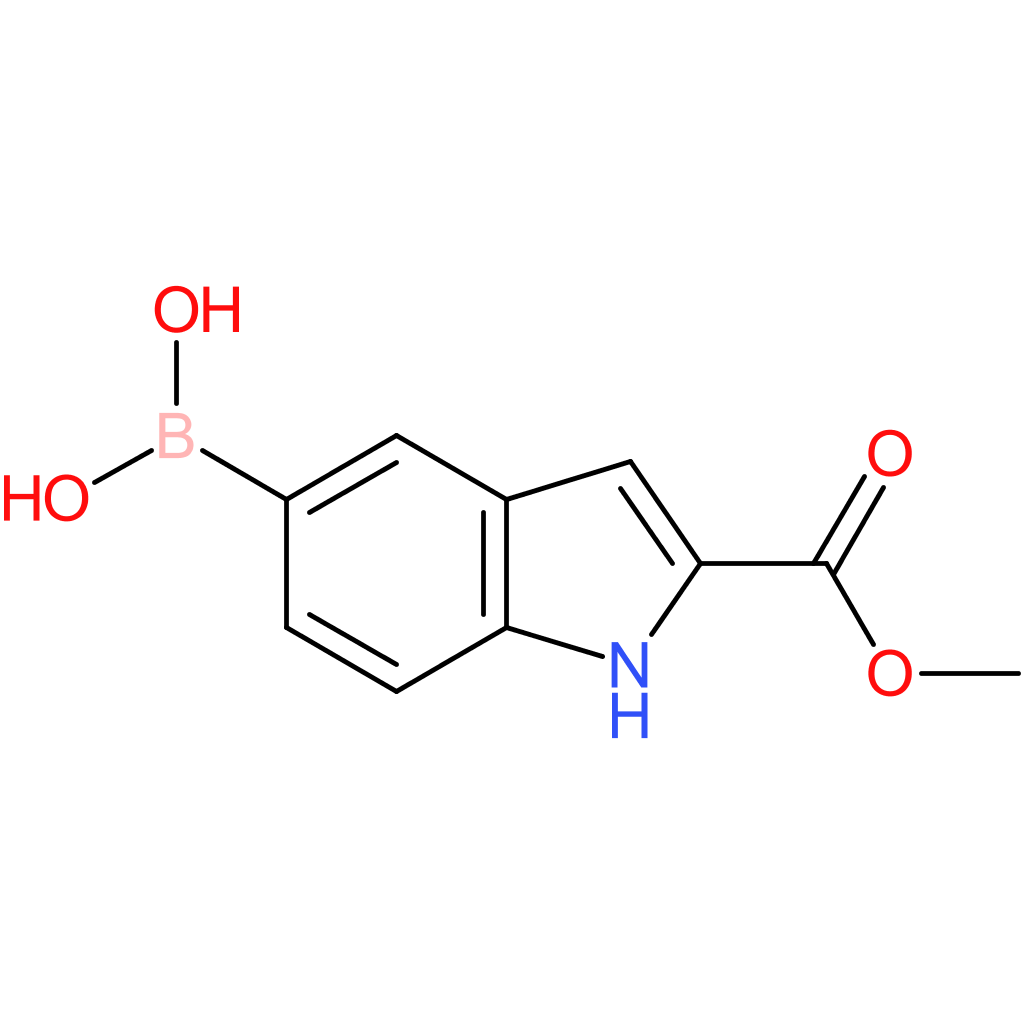 2-methoxycarbonylindolE-5-boronic acid