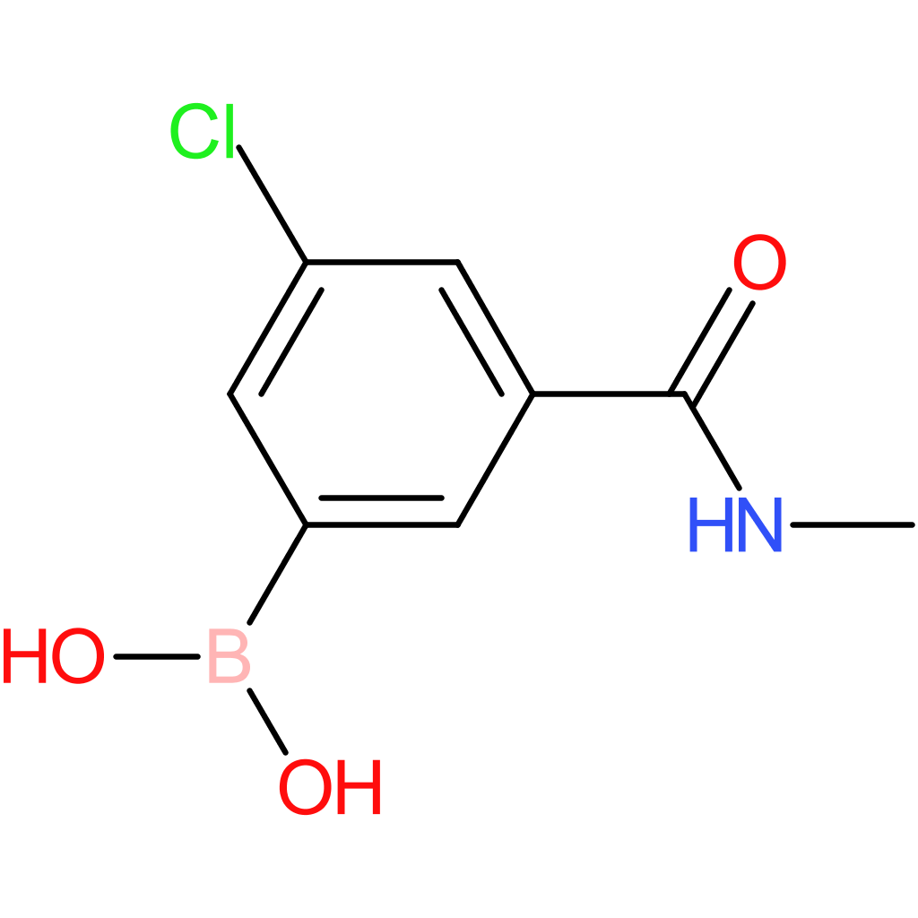 n-methyl 3-borono-5-chlorobenzamide