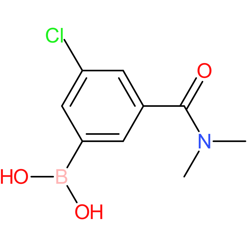(3-chloro-5-(dimethylcarbamoyl)phenyl)boronic acid