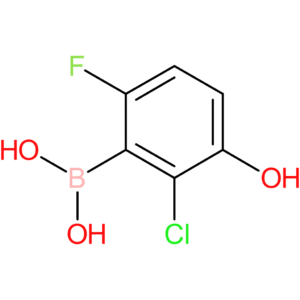 2-chloro-6-fluoro-3-hydroxyphenylboronic acid