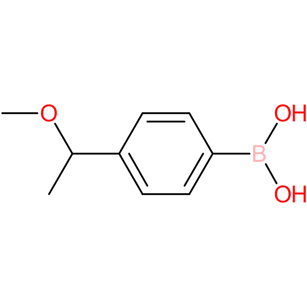 [4-(1-methoxyethyl)phenyl]boronic acid