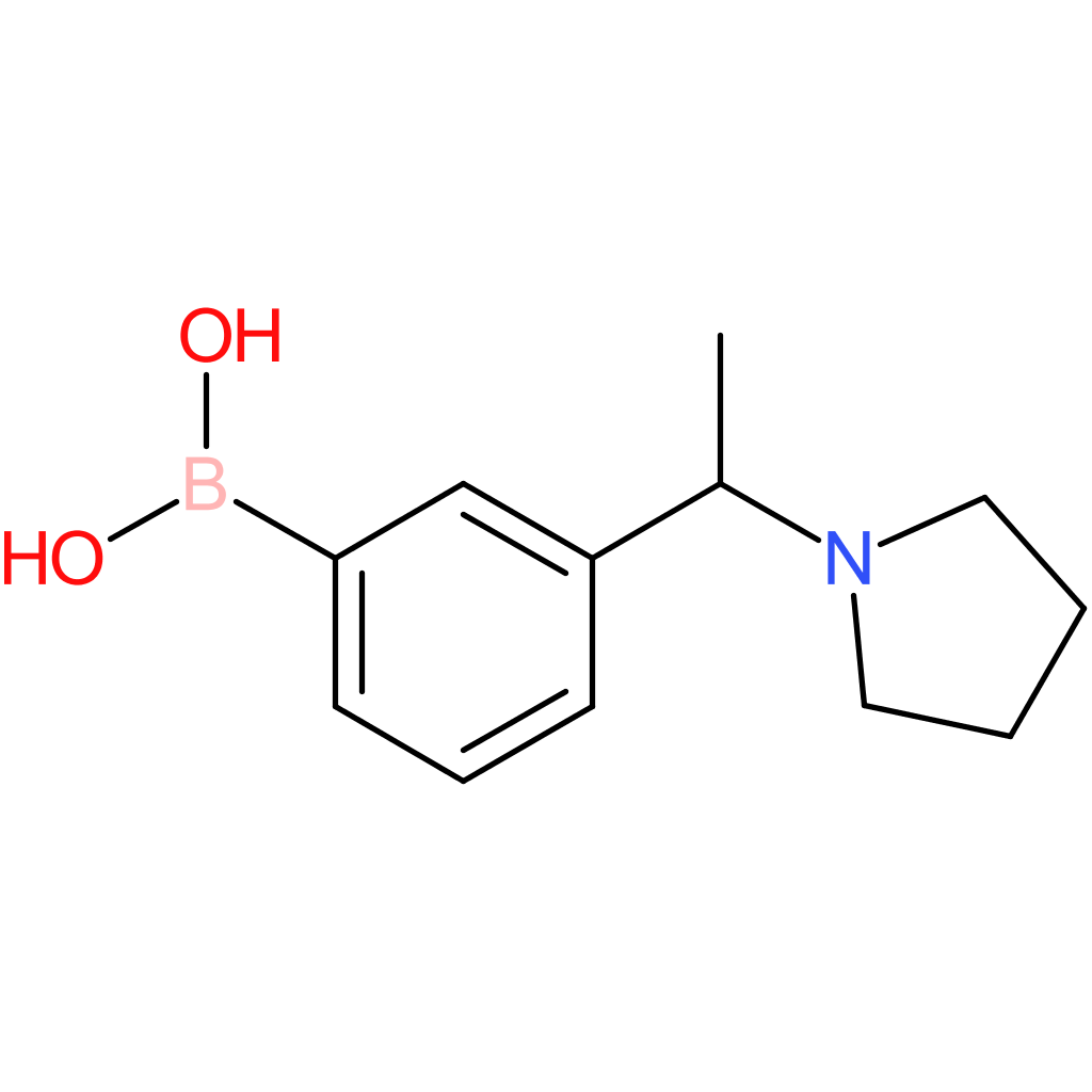 3-(1-pyrrolidinoethyl)phenylboronic acid