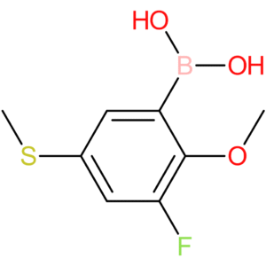 3-fluoro-2-methoxy-5-methylthiophenylboronic acid