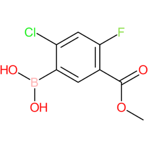 2-chloro-4-fluoro-5-(methoxycarbonyl)phenylboronic acid