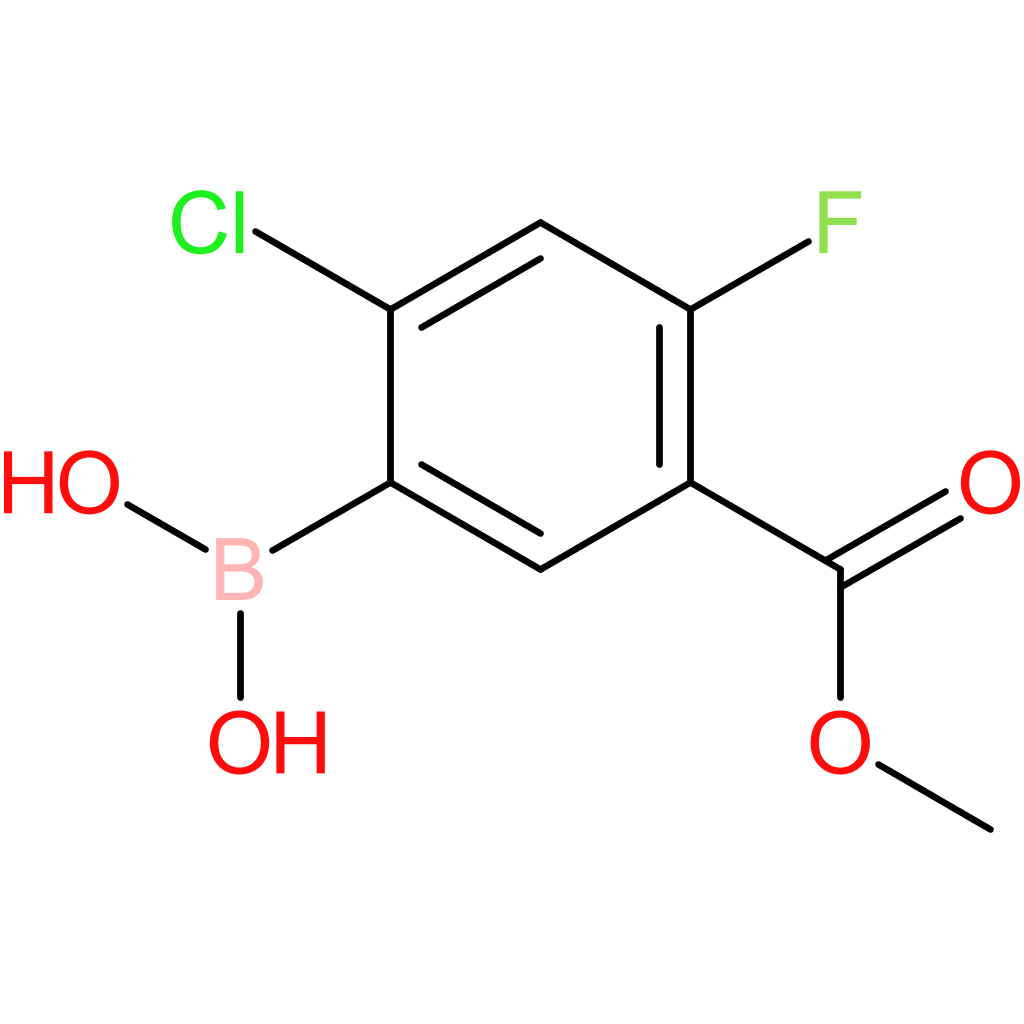 2-chloro-4-fluoro-5-(methoxycarbonyl)phenylboronic acid