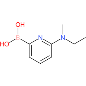 (6-(ethyl(methyl)amino)pyridin-2-yl)boronic acid
