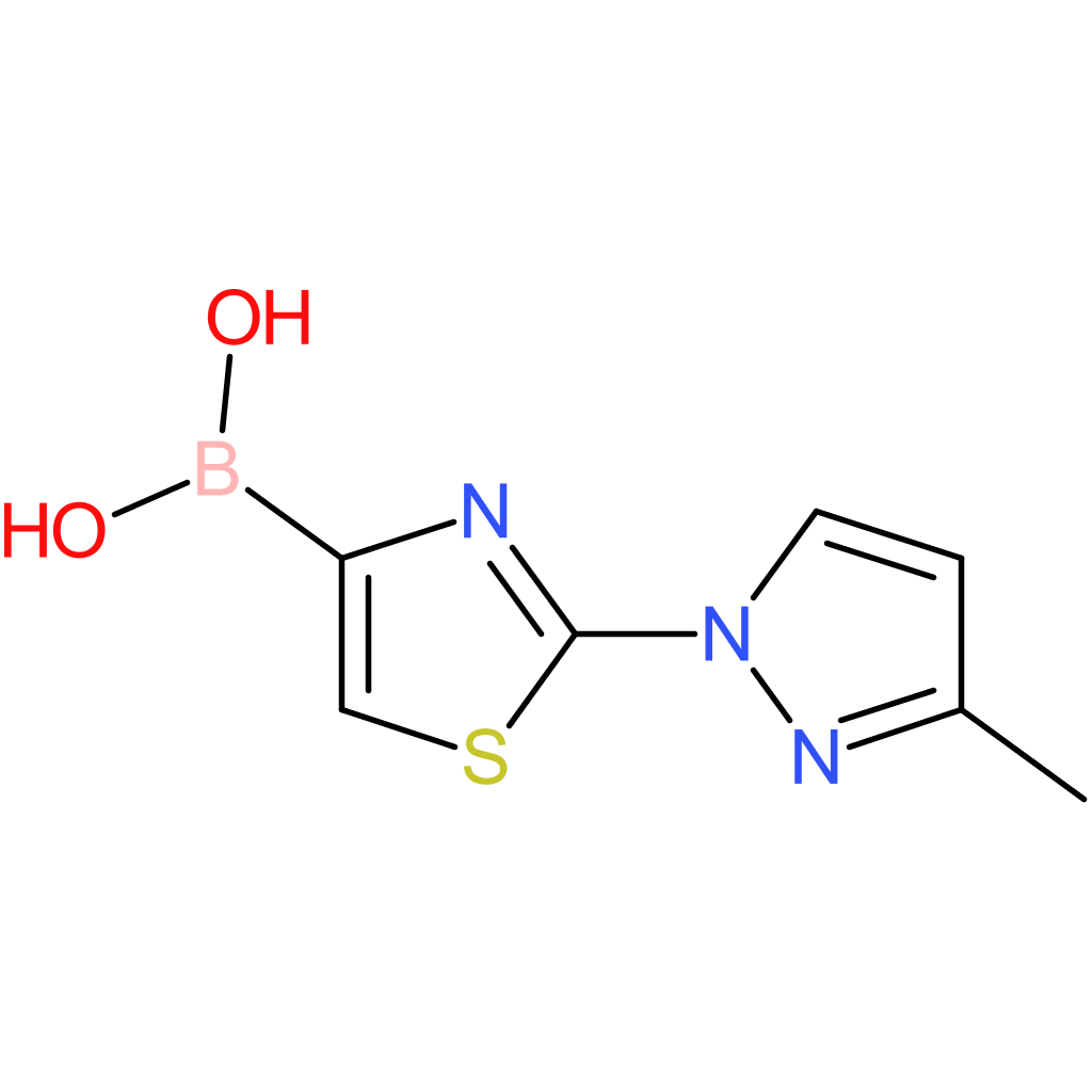 2-(3-methyl-1h-pyrazol-1-yl)thiazolE-4-boronic acid