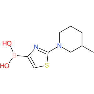 2-(3-methylpiperidin-1-yl)thiazolE-4-boronic acid