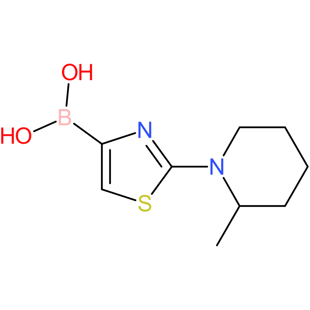 2-(2-methylpiperidin-1-yl)thiazolE-4-boronic acid