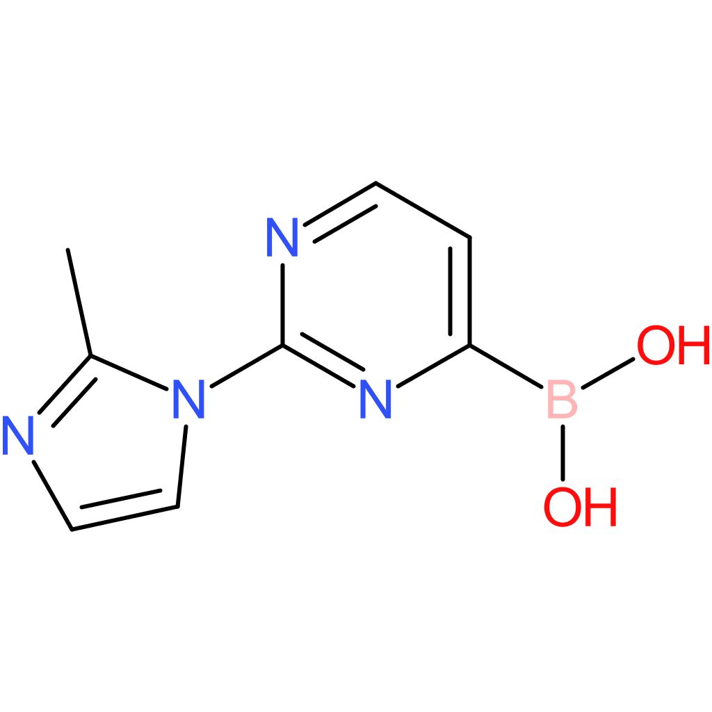 2-(2-methylimidazol-1-yl)pyrimidine-4-boronic acid