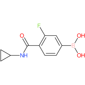 n-cyclopropyl 4-borono-2-fluorobenzamide