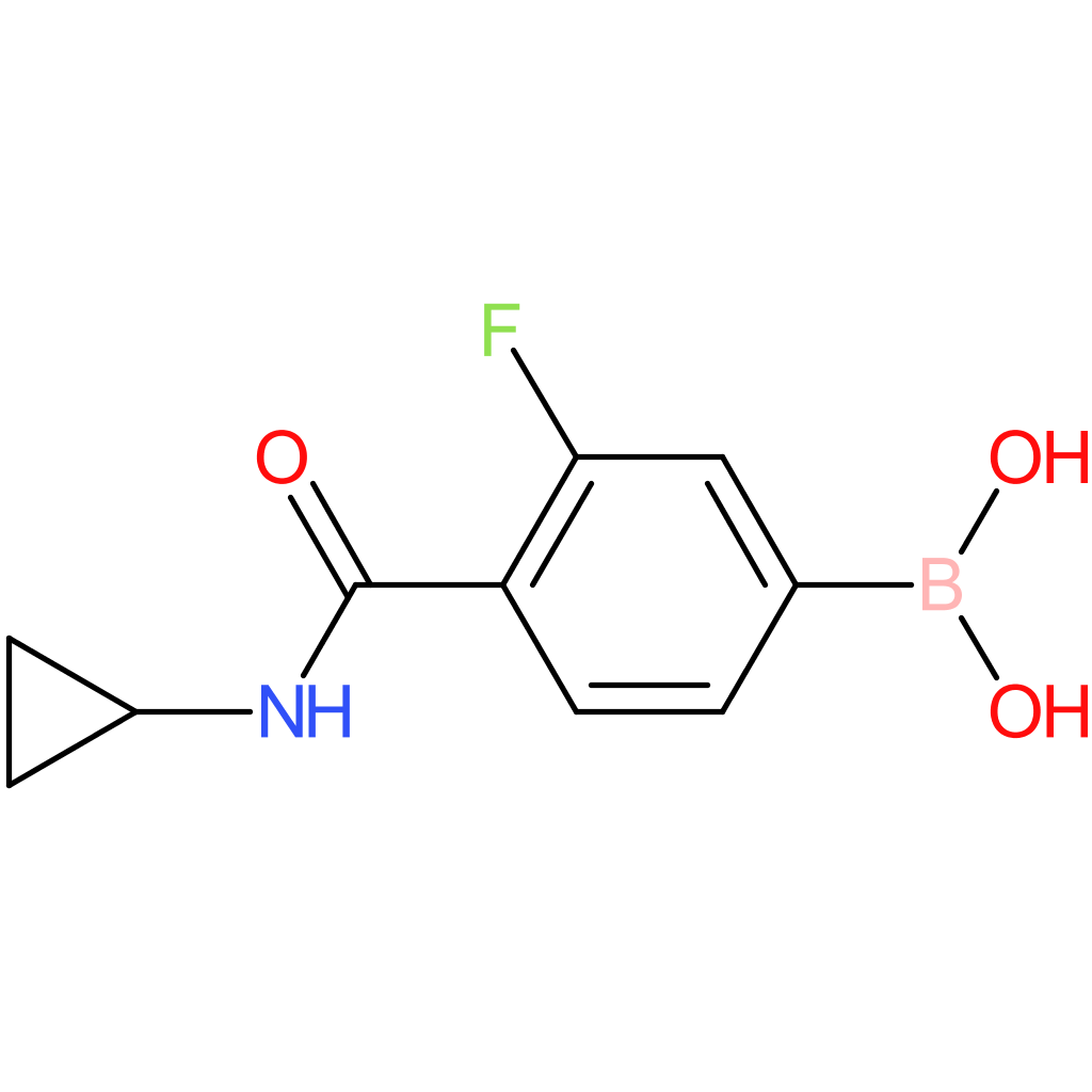 n-cyclopropyl 4-borono-2-fluorobenzamide