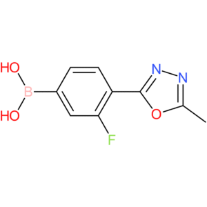 3-fluoro-4-(5-methyl-1,3,4-oxadiazol-2-yl)phenylboronic acid