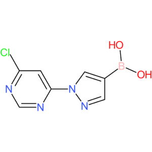 1-(6-chloropyrimidin-4-yl)pyrazolE-4-boronic acid