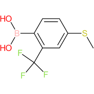 4-(methylthio)-2-(trifluoromethyl)phenylboronic acid