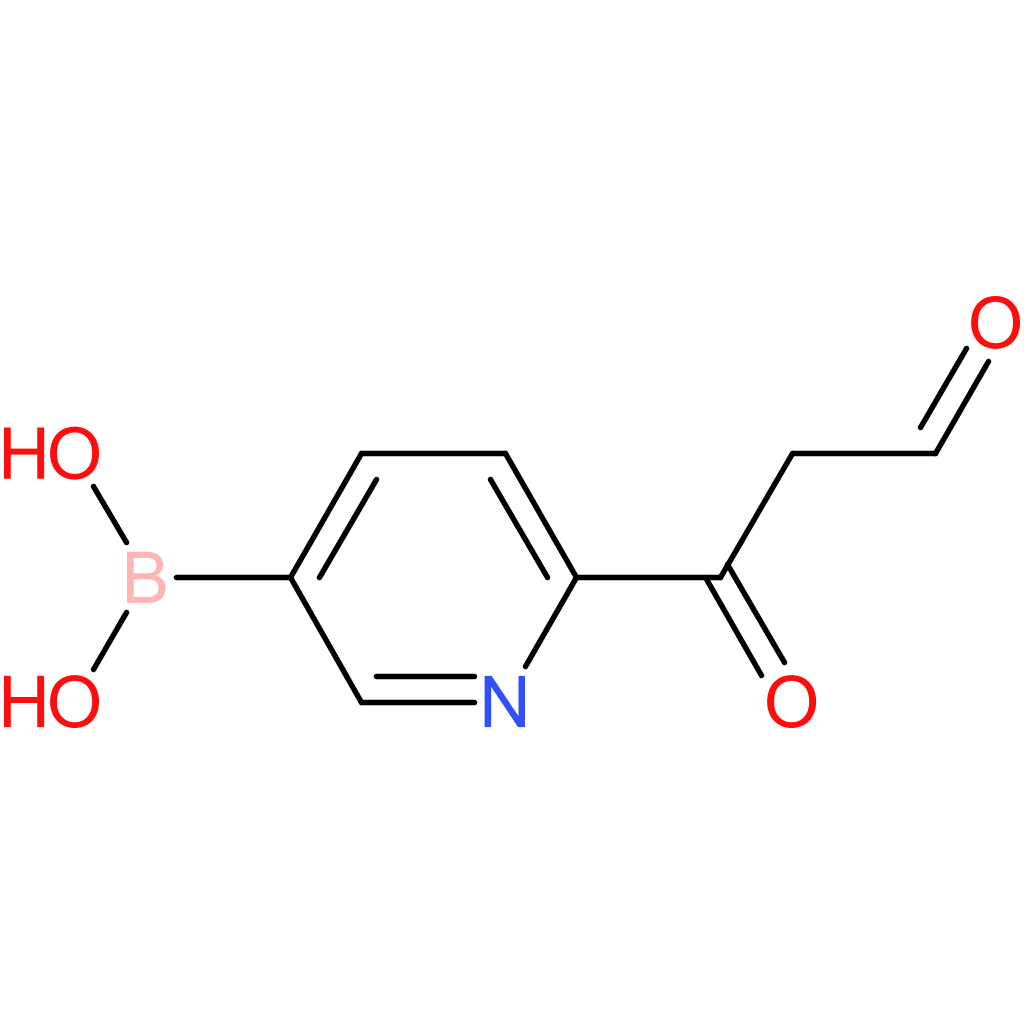 (6-(3-oxopropanoyl)pyridin-3-yl)boronic acid
