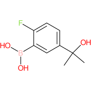 [2-fluoro-5-(2-hydroxypropan-2-yl)phenyl]boronic acid