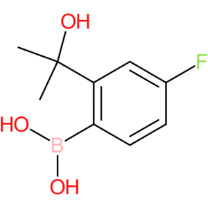 [4-fluoro-2-(2-hydroxypropan-2-yl)phenyl]boronic acid