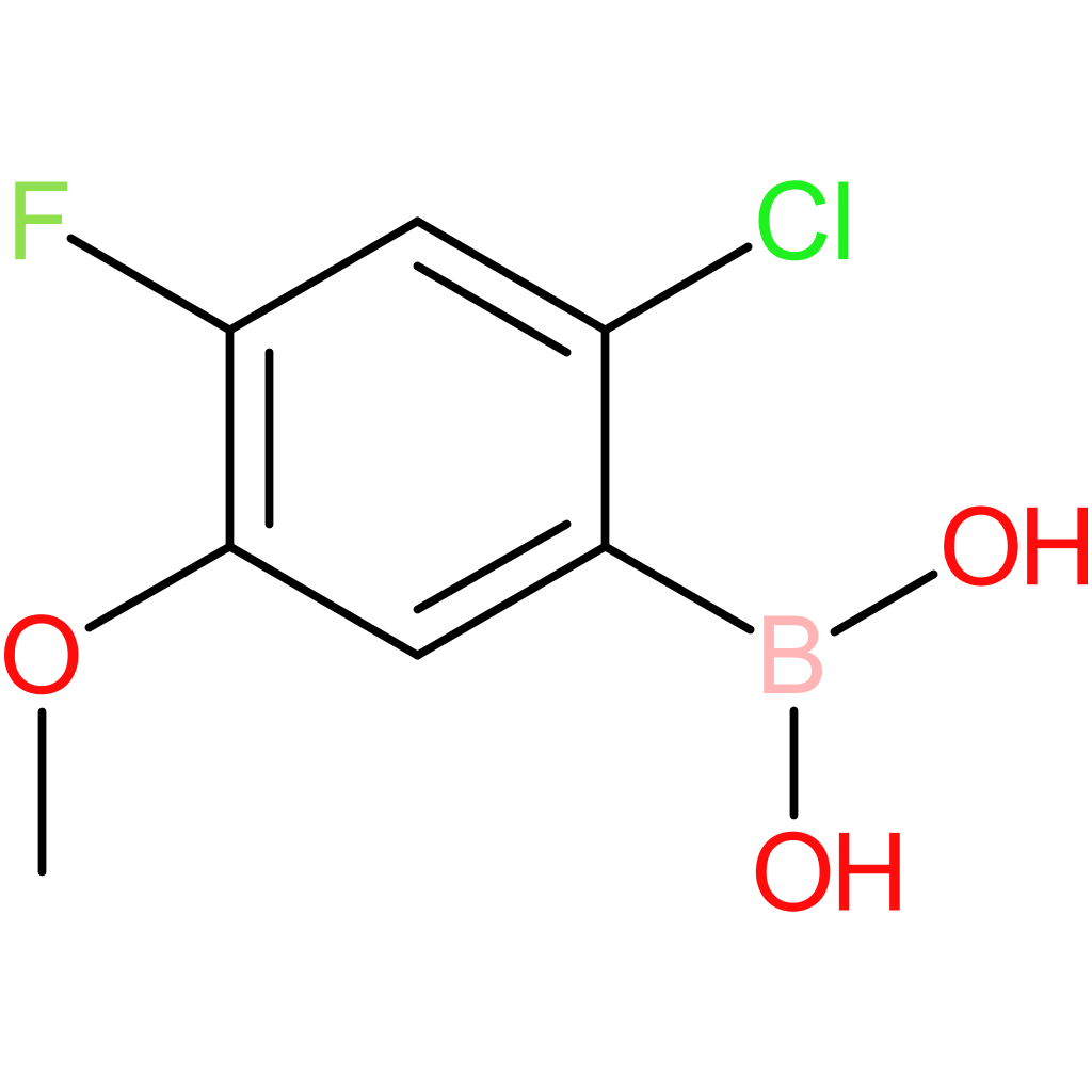 2-chloro-4-fluoro-5-methoxyphenylboronic acid