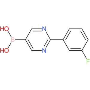 2-(3-fluorophenyl)pyrimidine-5-boronic acid