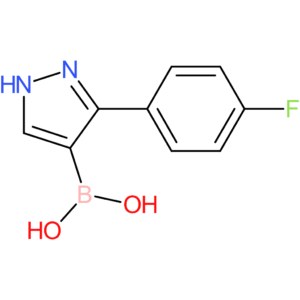 3-(4-fluorophenyl)-1h-pyrazol-4-ylboronic acid