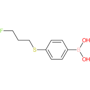 4-(3-fluoropropylsulfanyl)benzeneboronic acid