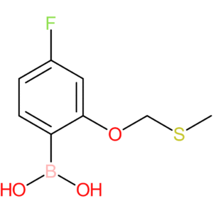 4-fluoro-2-(methylthiomethoxy)phenylboronic acid