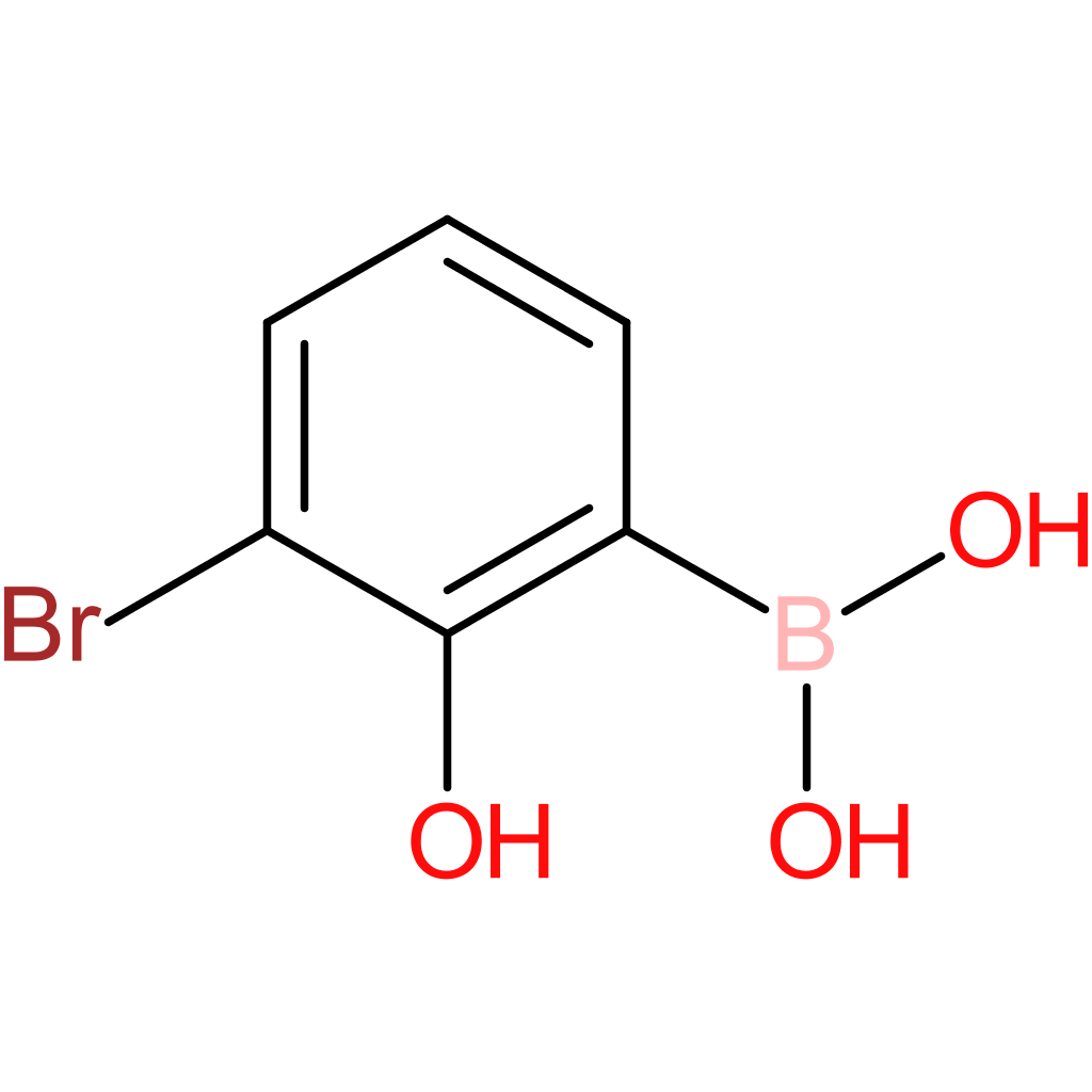 3-bromo-2-hydroxyphenyl boronic acid