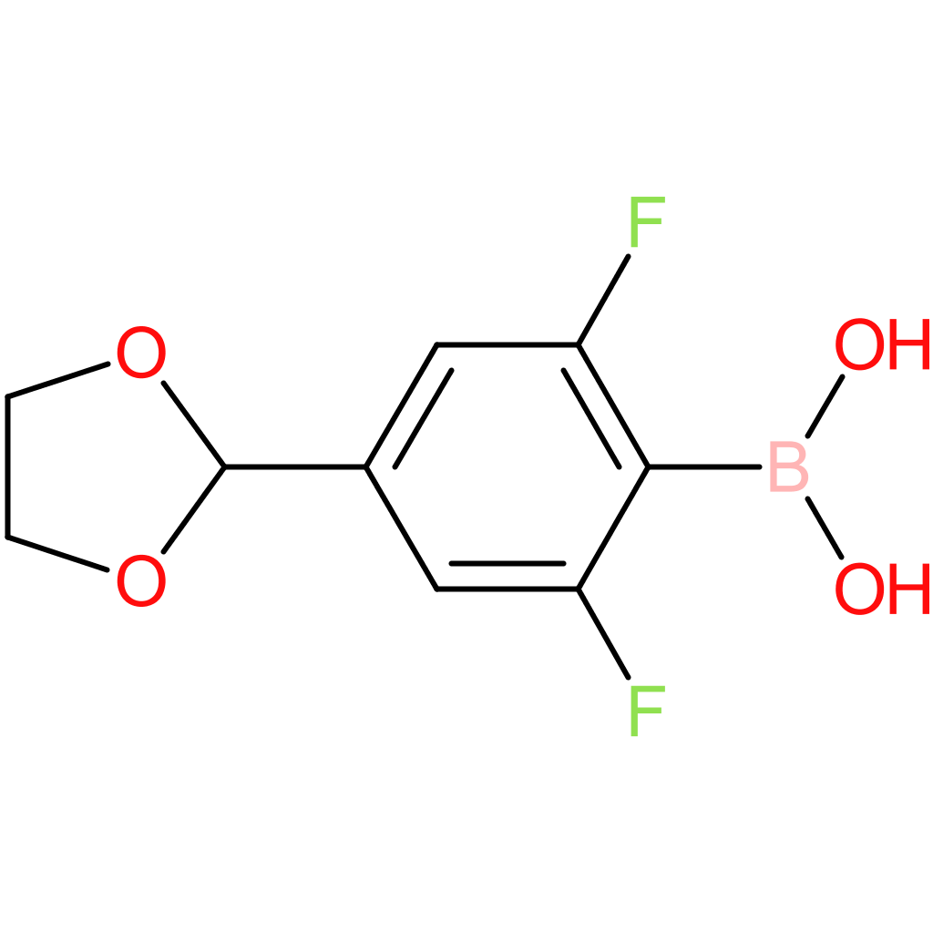 4-(1,3-dioxolan-2-yl)-2,6-difluorophenylboronic acid