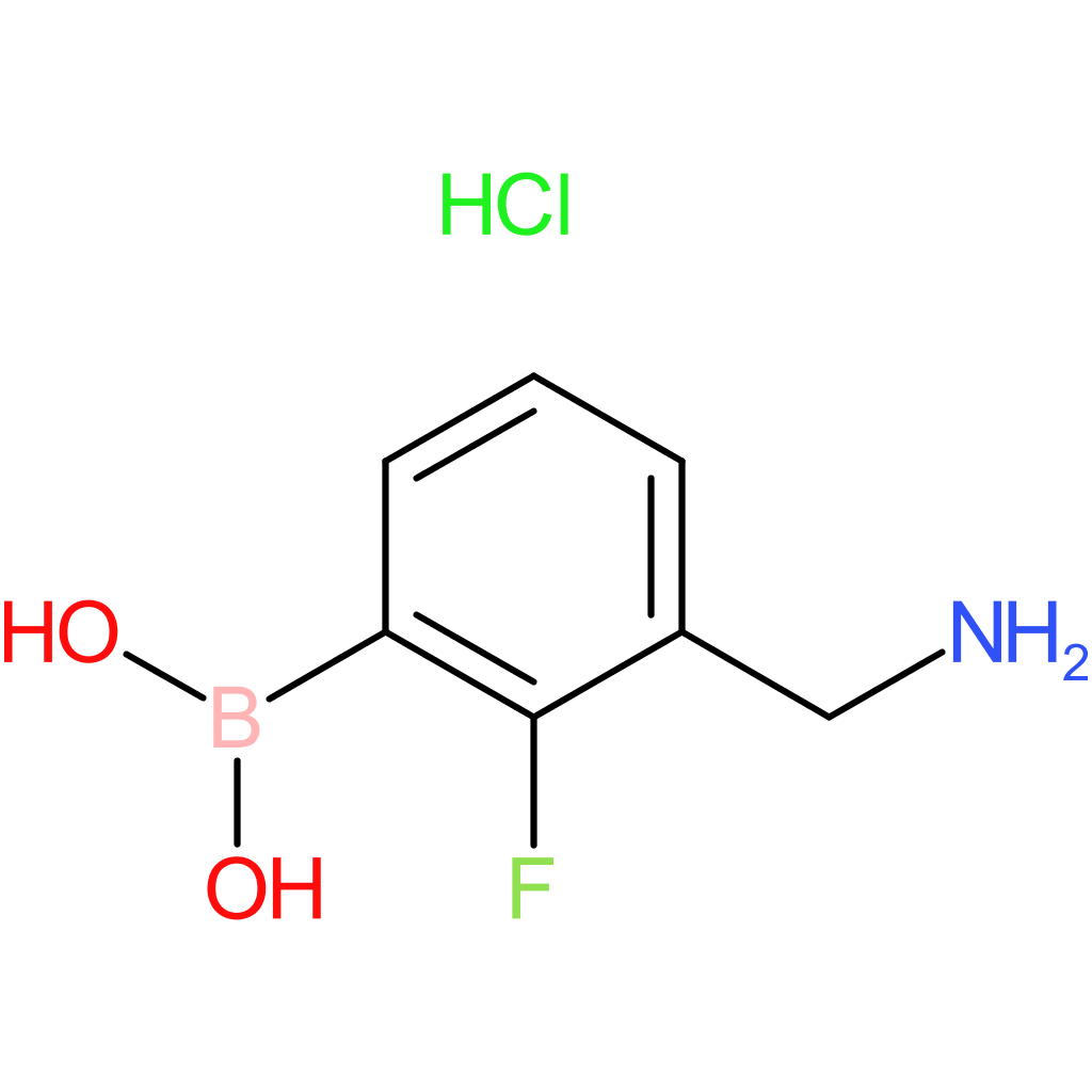 (3-(aminomethyl)-2-fluorophenyl)boronic acid hydrochloride