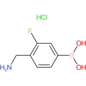 4-(aminomethyl)-3-fluorophenylboronic acid, hcl