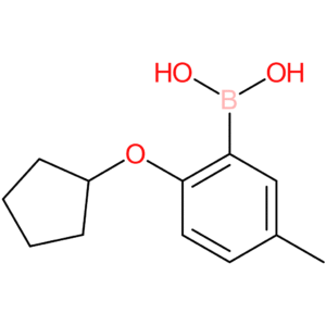 [2-(cyclopentyloxy)-5-methylphenyl]boronic acid
