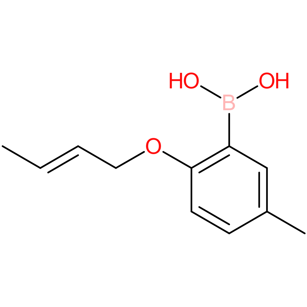 (E)-(2-(but-2-en-1-yloxy)-5-methylphenyl)boronic acid