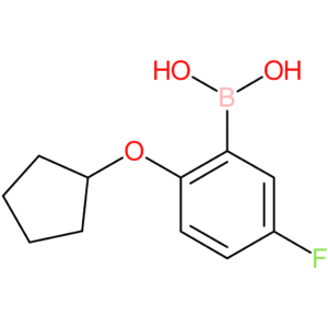 [2-(cyclopentyloxy)-5-fluorophenyl]boronic acid