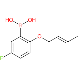 (E)-(2-(but-2-en-1-yloxy)-5-fluorophenyl)boronic acid