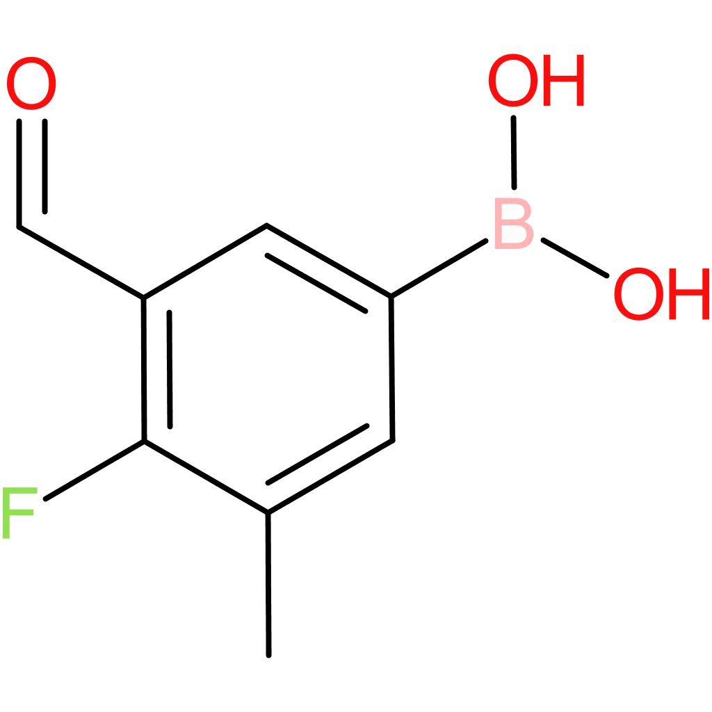 4-fluoro-3-formyl-5-methylphenylboronic acid