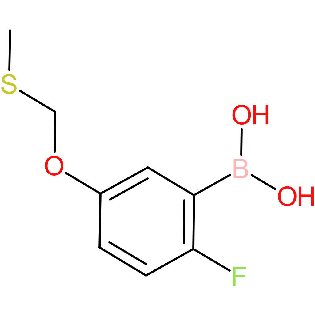 2-fluoro-5-(methylthiomethoxy)phenylboronic acid