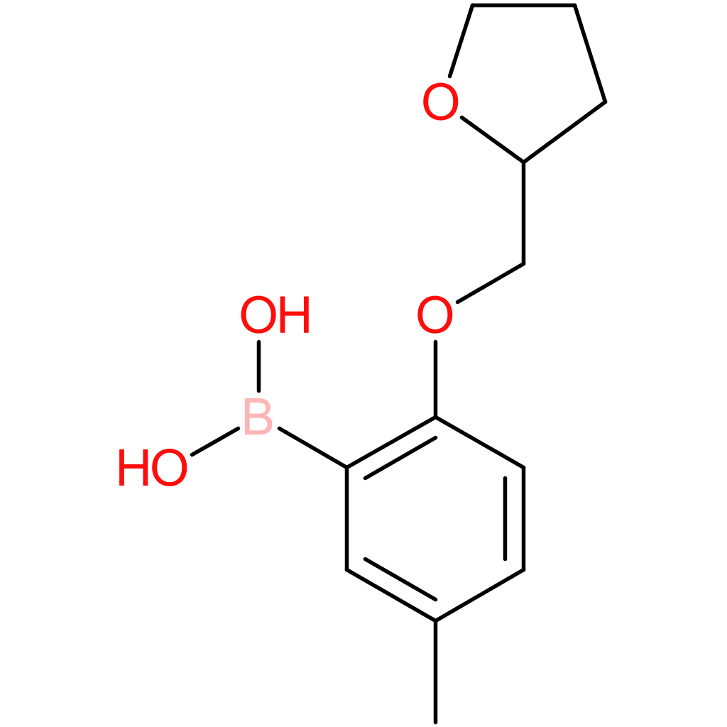 [5-methyl-2-(oxolan-2-ylmethoxy)phenyl]boronic acid
