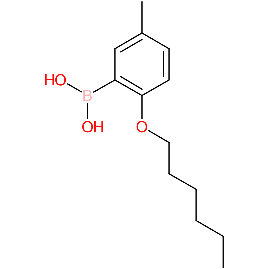 [2-(hexyloxy)-5-methylphenyl]boronic acid